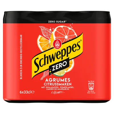 Schweppes Agrumes zero Set 1980 ml