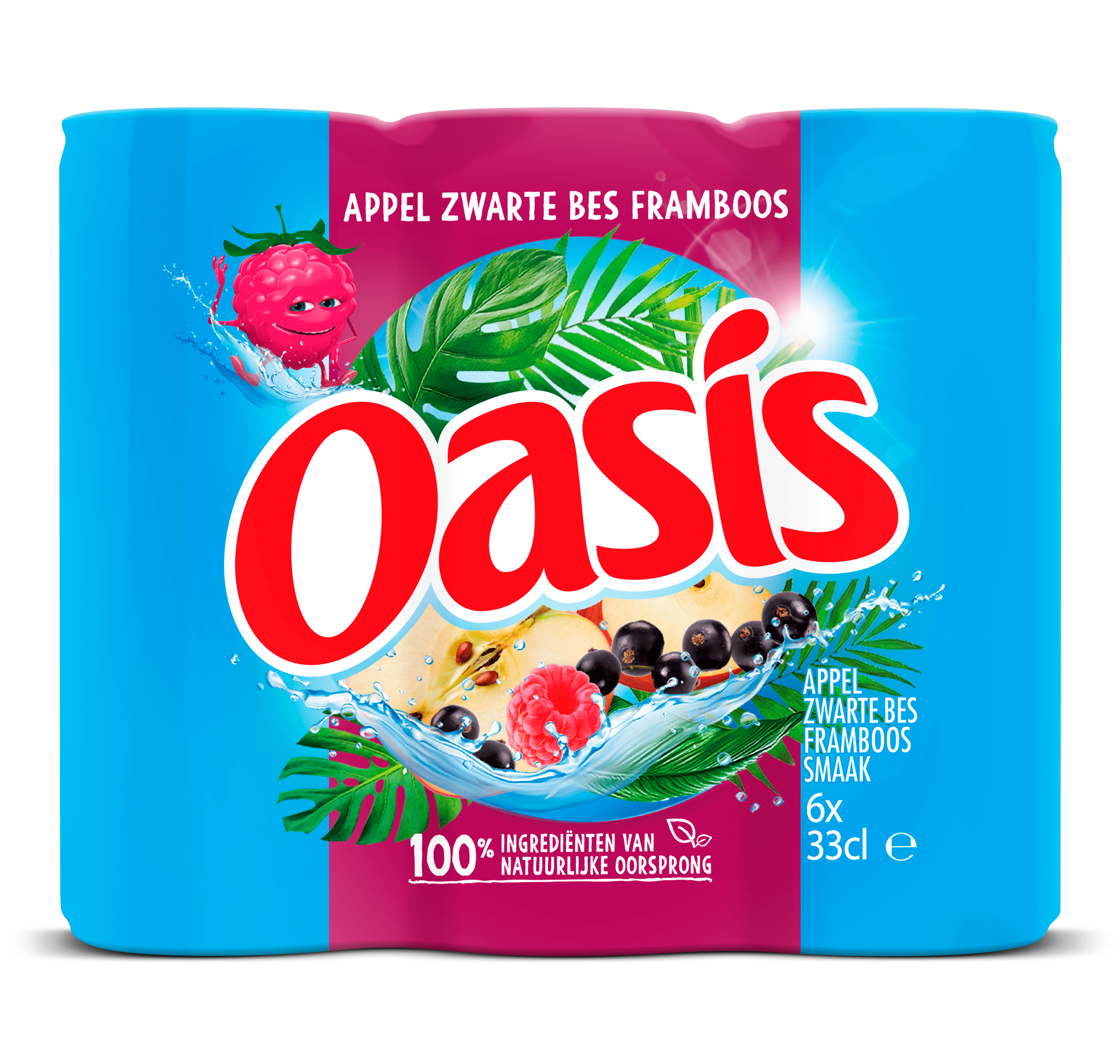 Oasis Appel Cassis Framboos Krimp 1980 ml