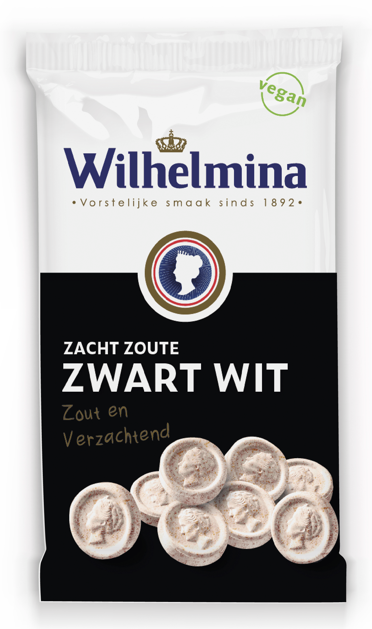 Wilhelmina Zwart wit 3-pack Pak 117 g