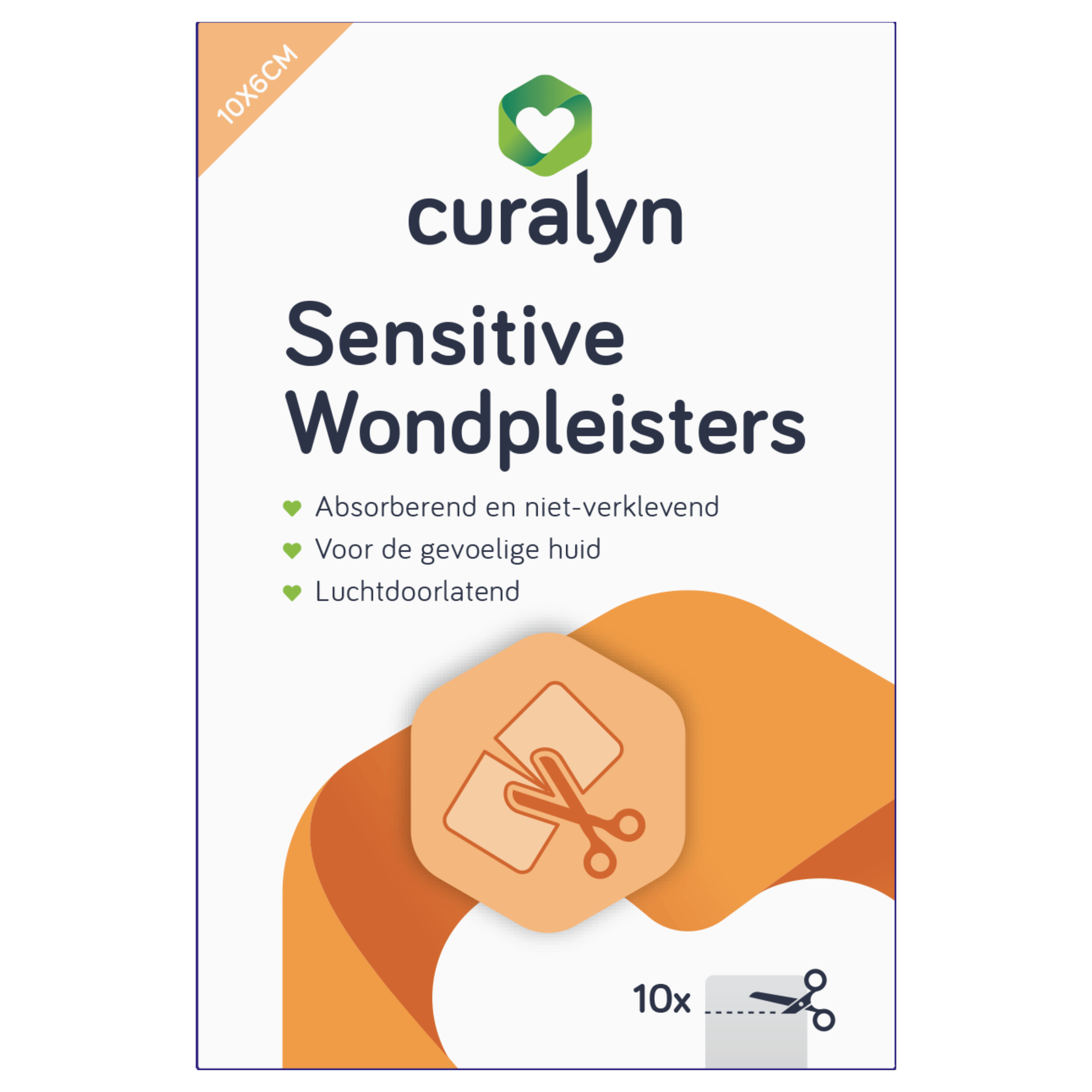 Curalyn Pleisters&nbsp;Sensitive Doos 10 st