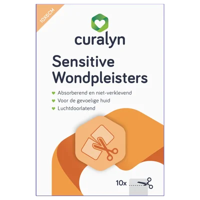 Curalyn Pleisters&nbsp;Sensitive Doos 10 st