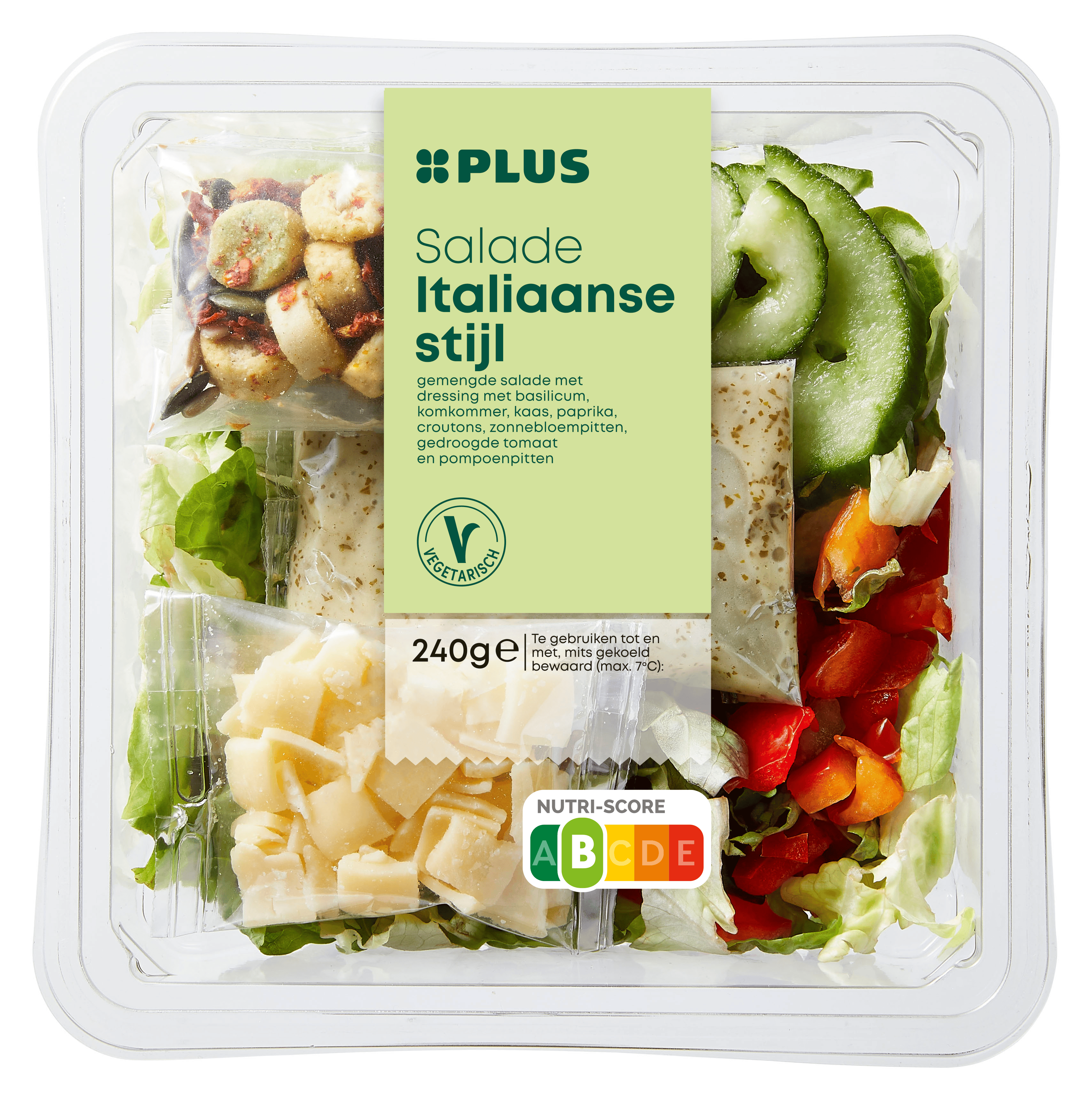 PLUS Salade Italiaanse stijl Bakje 240 g