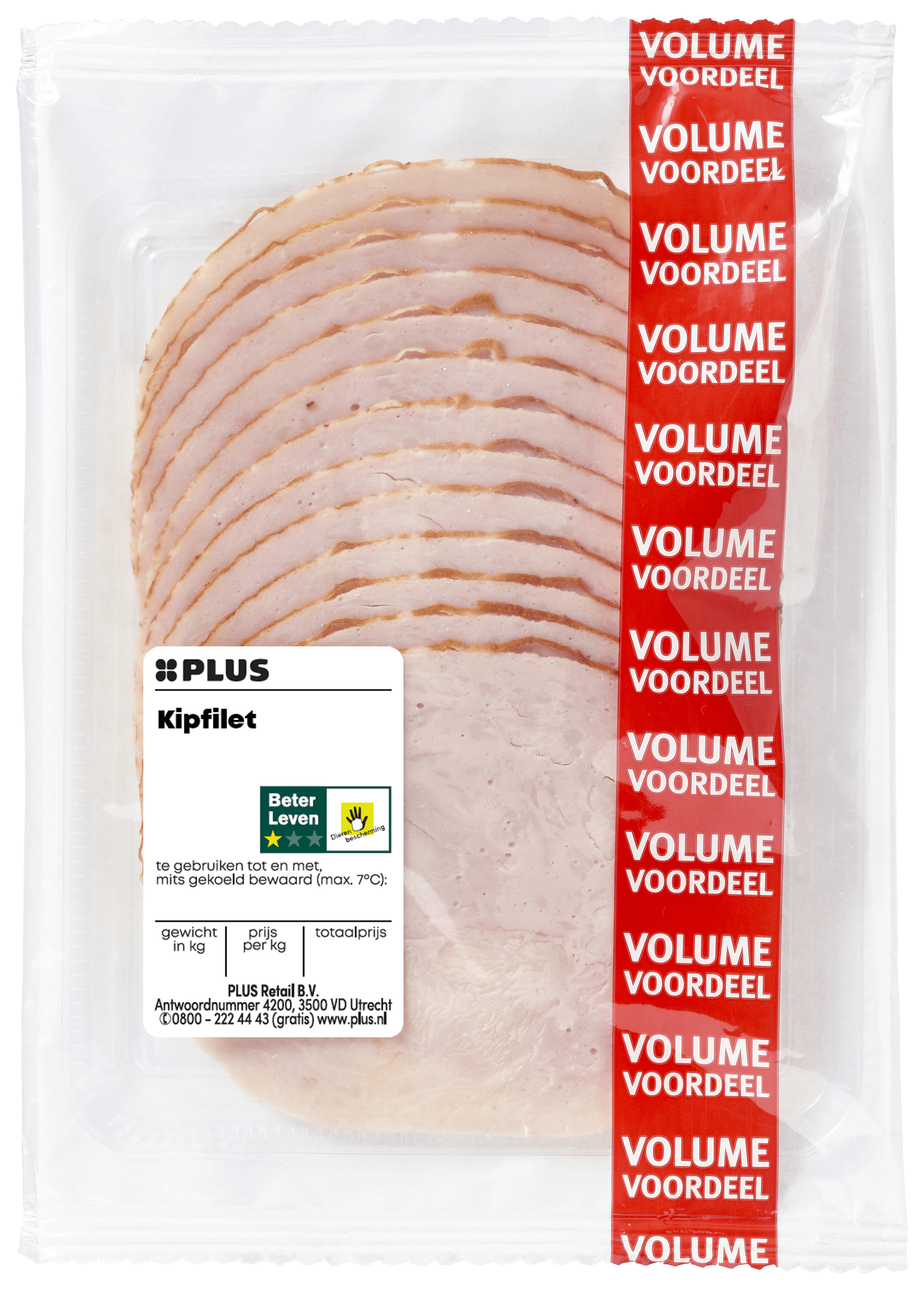 PLUS Kipfilet Voordeelverpakking Pak 200 g