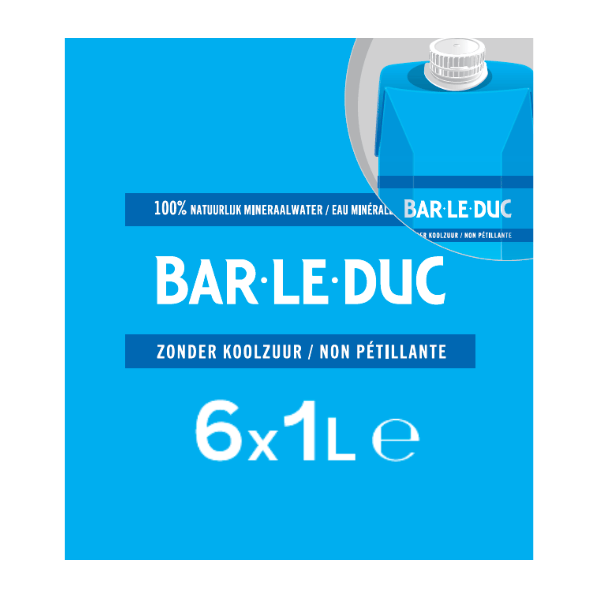 Bar-le-duc Mineraalwater koolzuurvrij Doos 6000 ml