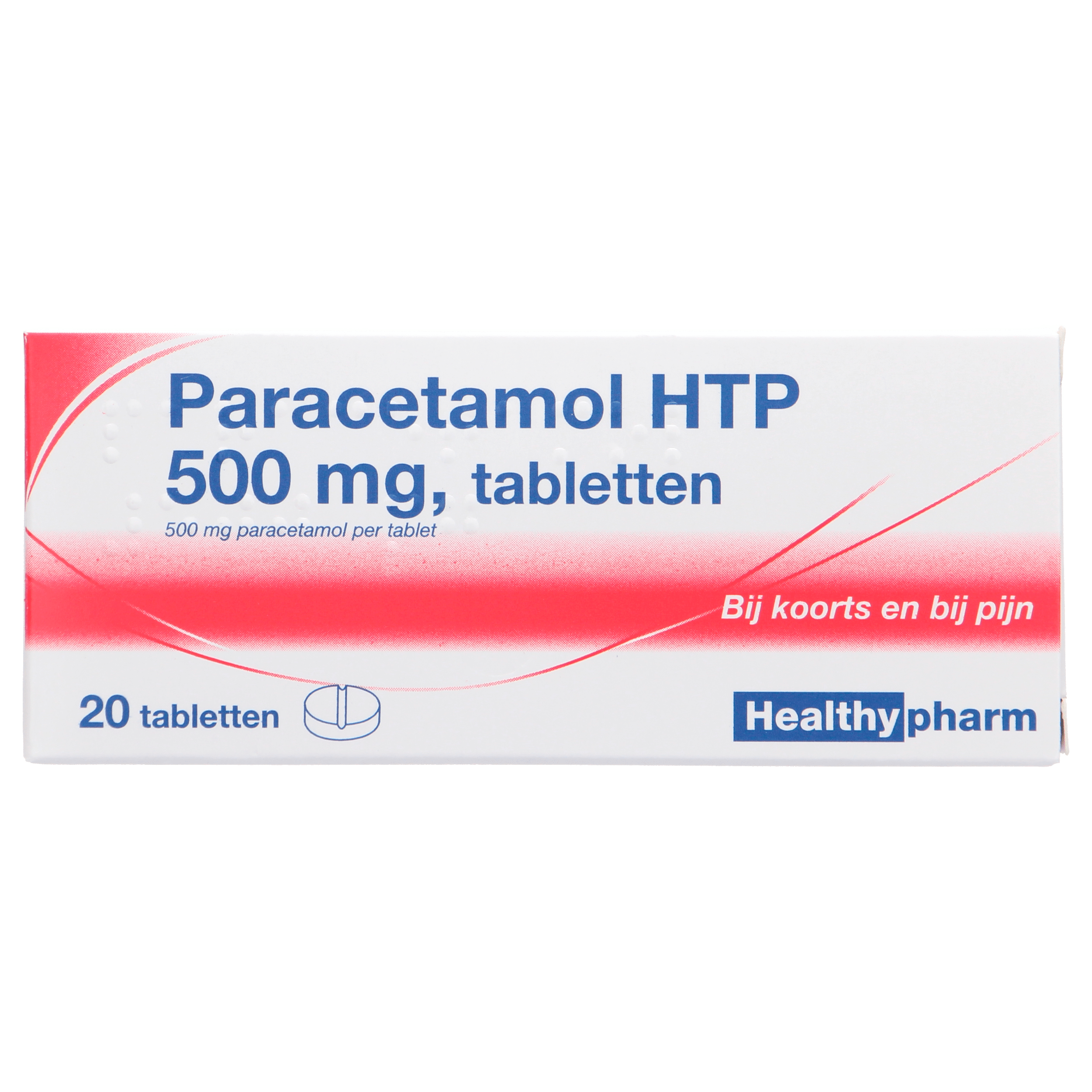 HTP Paracetamol 500mg Doos 20 st