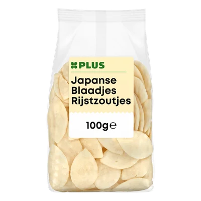 PLUS Japanse rijstblaadjes Wikkel 100 g