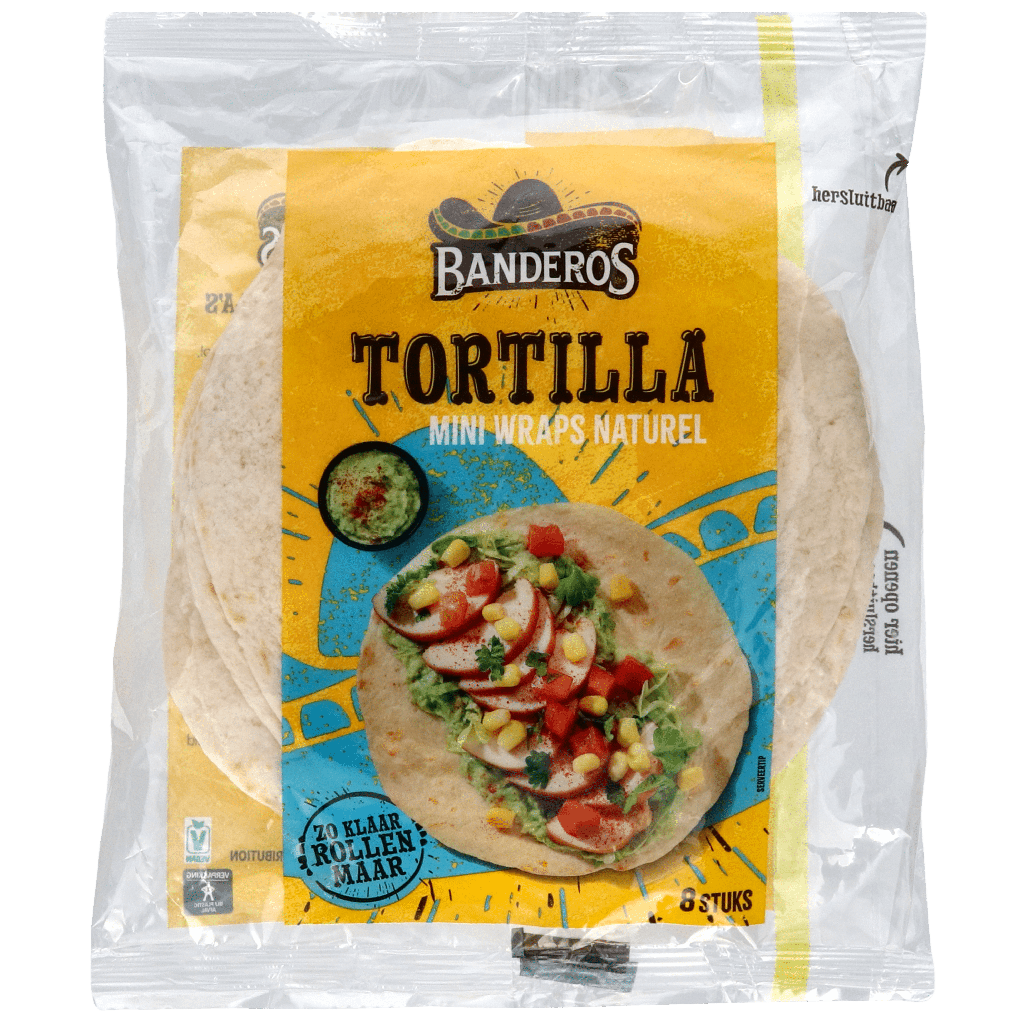 Banderos Tortilla wraps mini Zakje 230 g