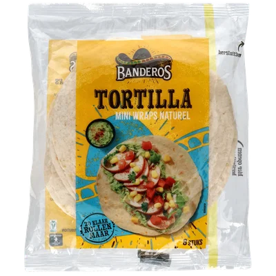 Banderos Tortilla wraps mini Zakje 230 g