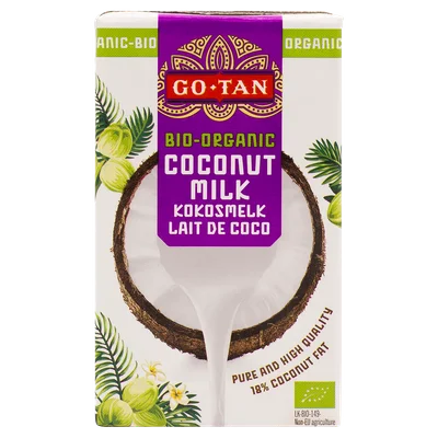 Go-Tan Kokosmelk biologisch Pak 250 ml