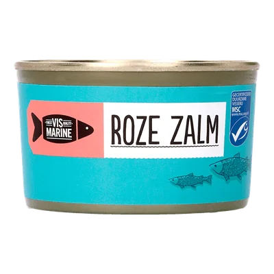 Vis Marine Roze zalm MSC Blik 213 g