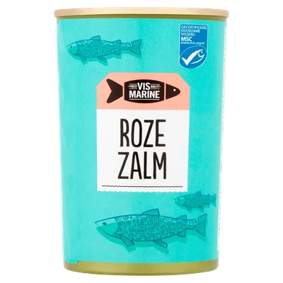 Vis Marine Roze zalm MSC grootverpakking Blik 418 g