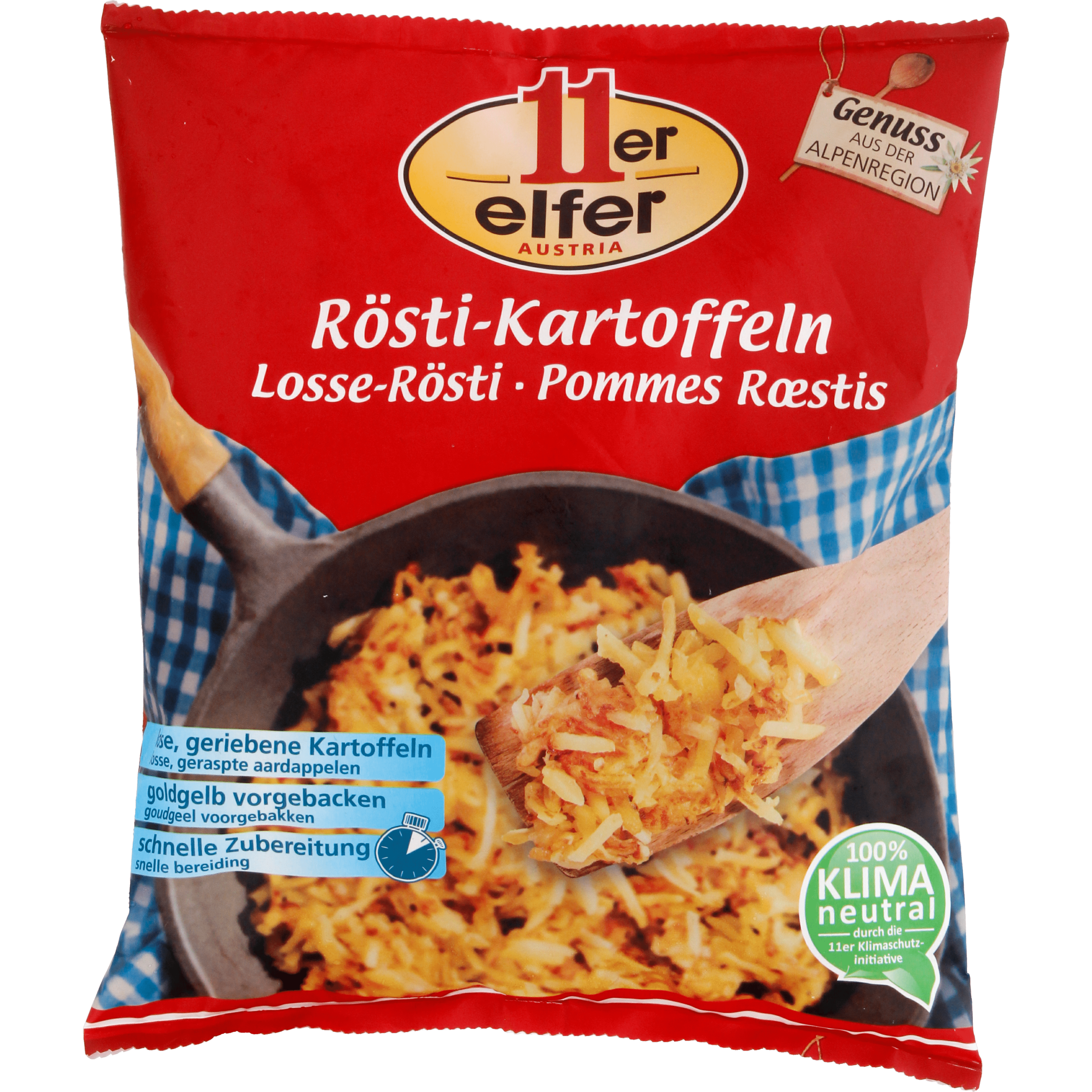 11er Voorgebakken losse Rösti Zakje 500 g