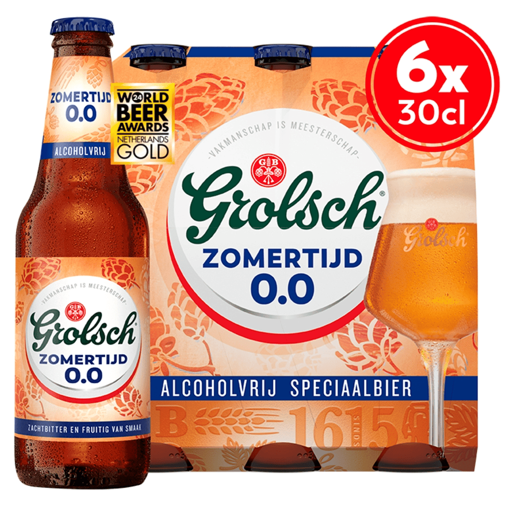 Grolsch Zomertijd 0.0% Set 1800 ml