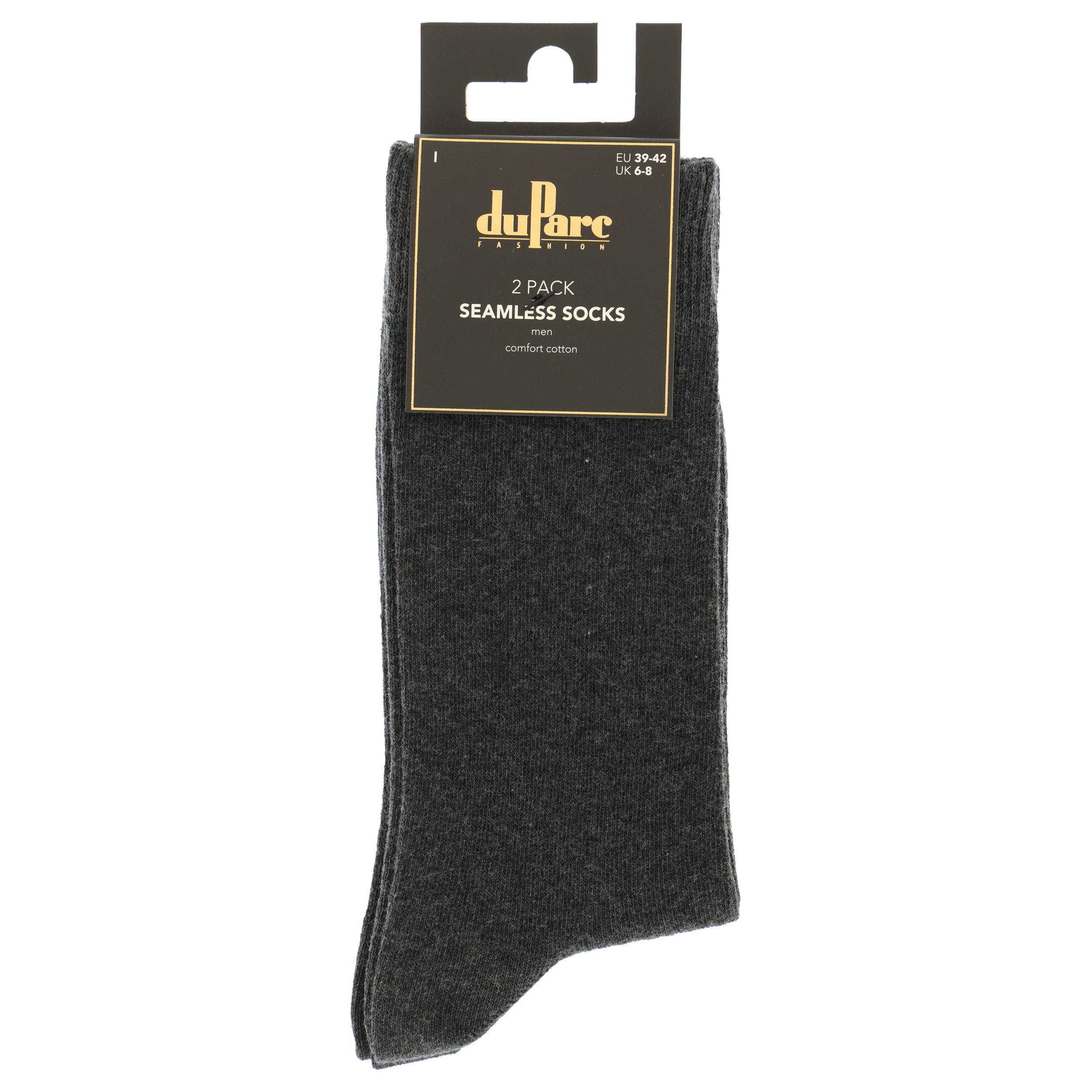 DuParc Herensok Grijsmelange uni 43-46