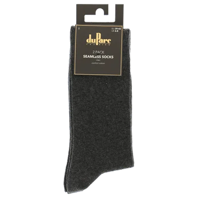 DuParc Herensok Grijsmelange uni 43-46