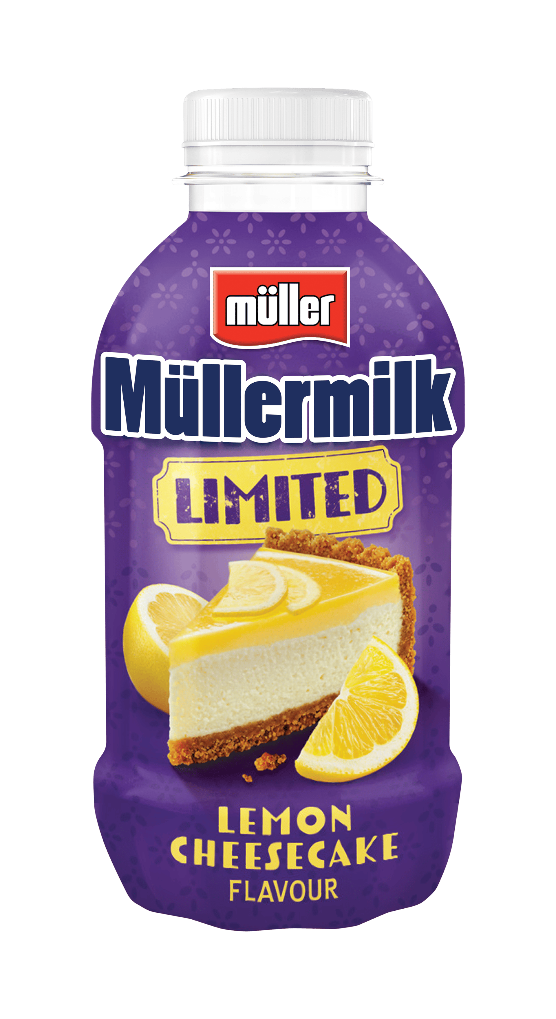 Müllermilk Limited Edition Lemon Cheesecake Fles 379 ml
