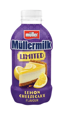 Müllermilk Limited Edition Lemon Cheesecake Fles 379 ml