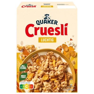 Quaker Cruesli luchtig naturel Pak 375 g