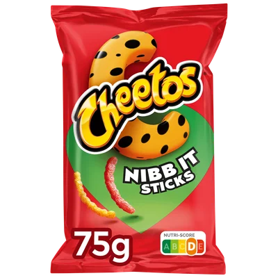 Cheetos Nibb-it Sticks Naturel Chips Zak 75 g
