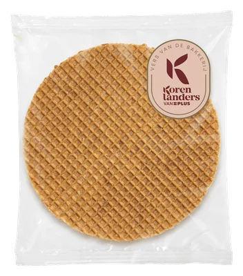 PLUS Korenlanders Stroopwafel XL naturel Doos 94 g