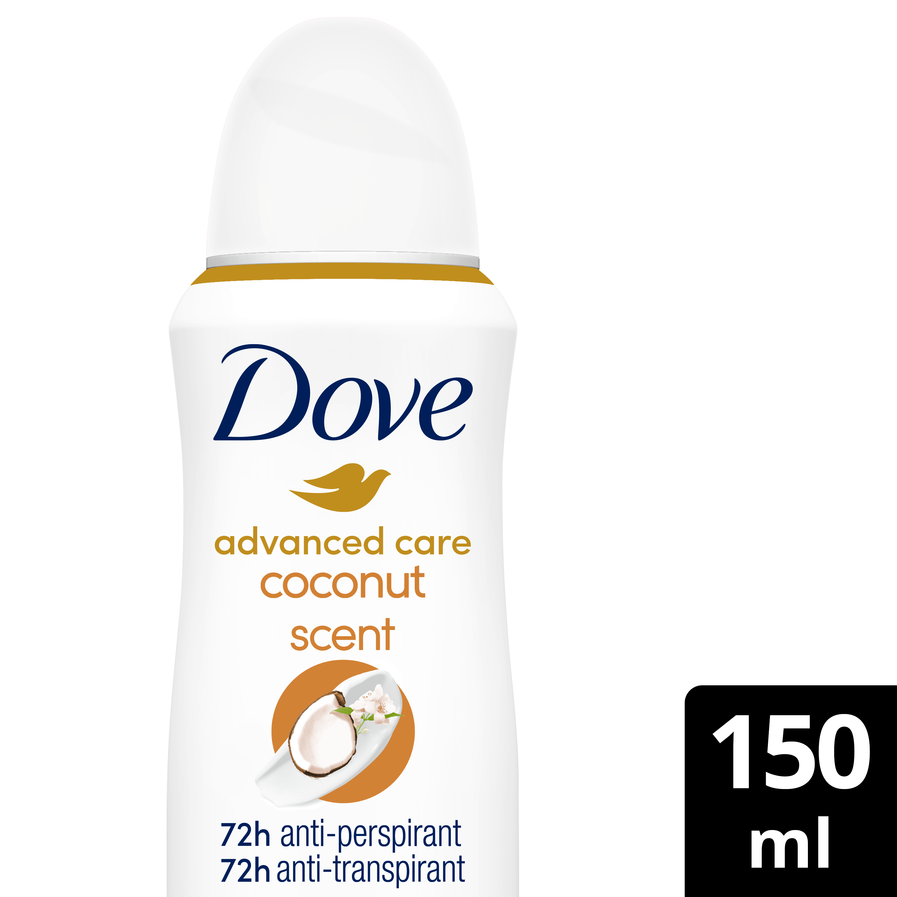 Dove Deospray coconut &amp; jasmine flower Spuitbus 150 ml