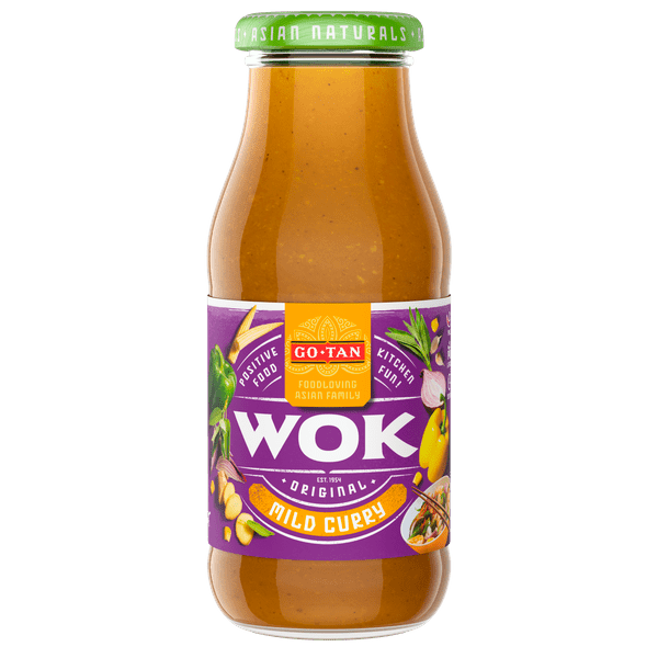 Go-Tan Original Wok Milde Kerrie Fles 240 ml