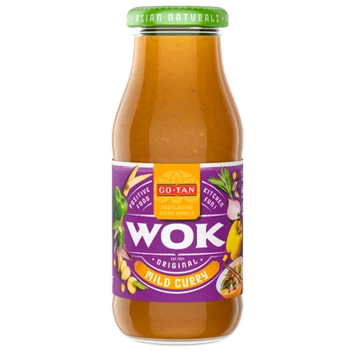 Go-Tan Original Wok Milde Kerrie Fles 240 ml