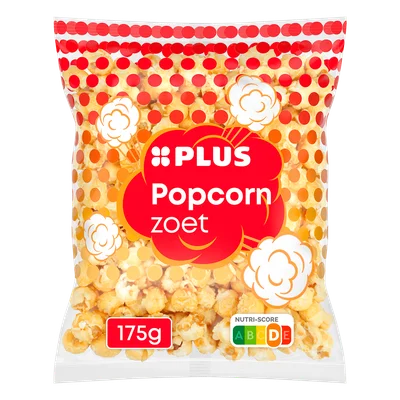 PLUS Popcorn zoet Zak 175 g