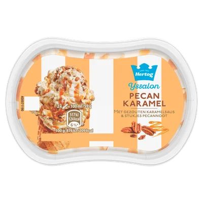 Hertog IJssalon mini pecan karamel Beker 200 ml