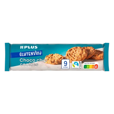 PLUS Glutenvrije choco chip cookies Doos 160 g
