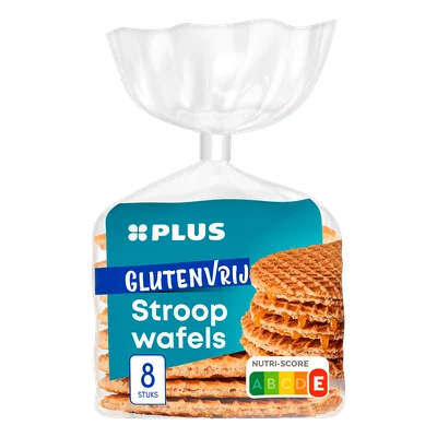 PLUS Glutenvrije stroopwafels Zak 240 g