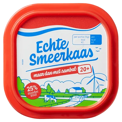 Echte Smeerkaas Sambal 20+ Kuipje 100 g