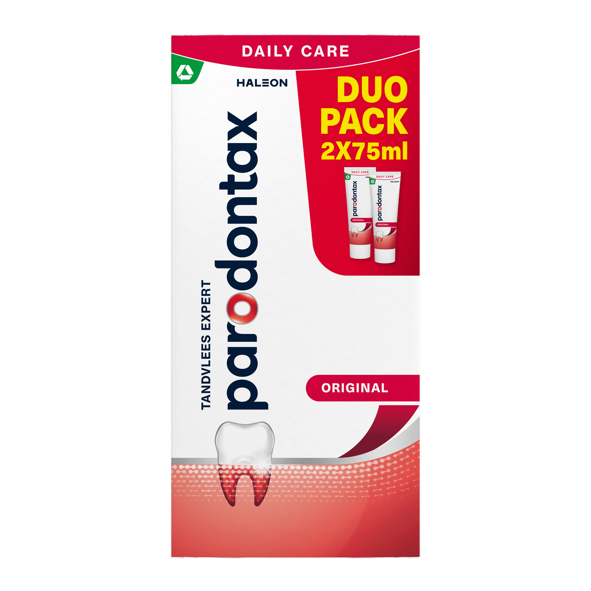 Parodontax Tandpasta original Duopack Krimp 150 ml