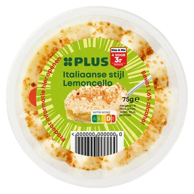PLUS Italiaanse stijl Lemoncello Bakje 75 g