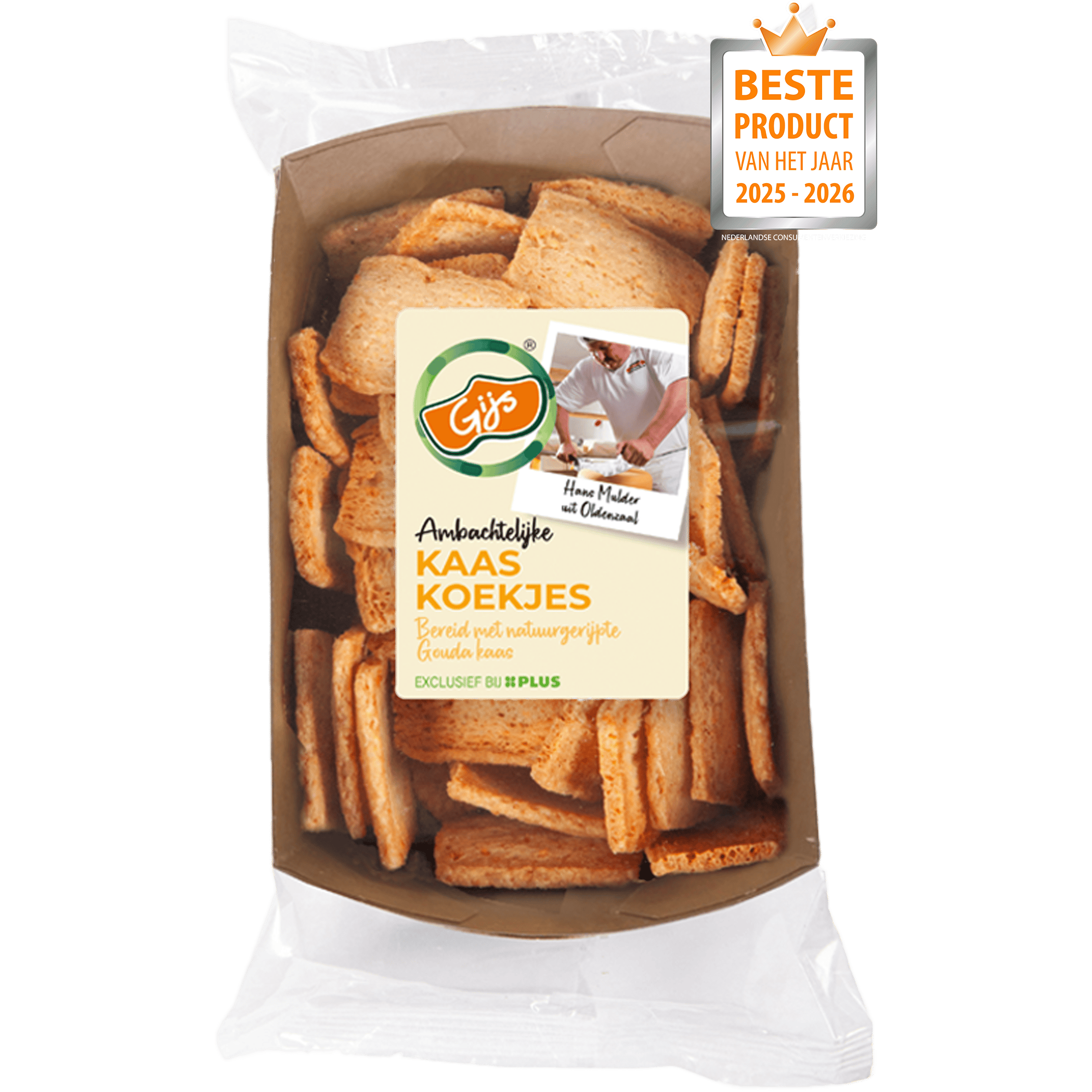 GIJS Kaaskoekjes Tray 100 g