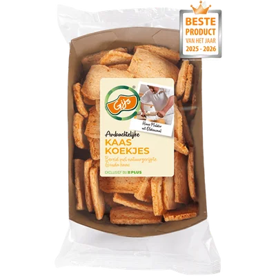 GIJS Kaaskoekjes Tray 100 g