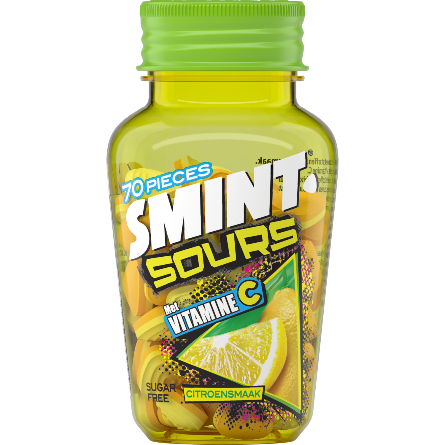 Smint Sour lemon Fles 49 g