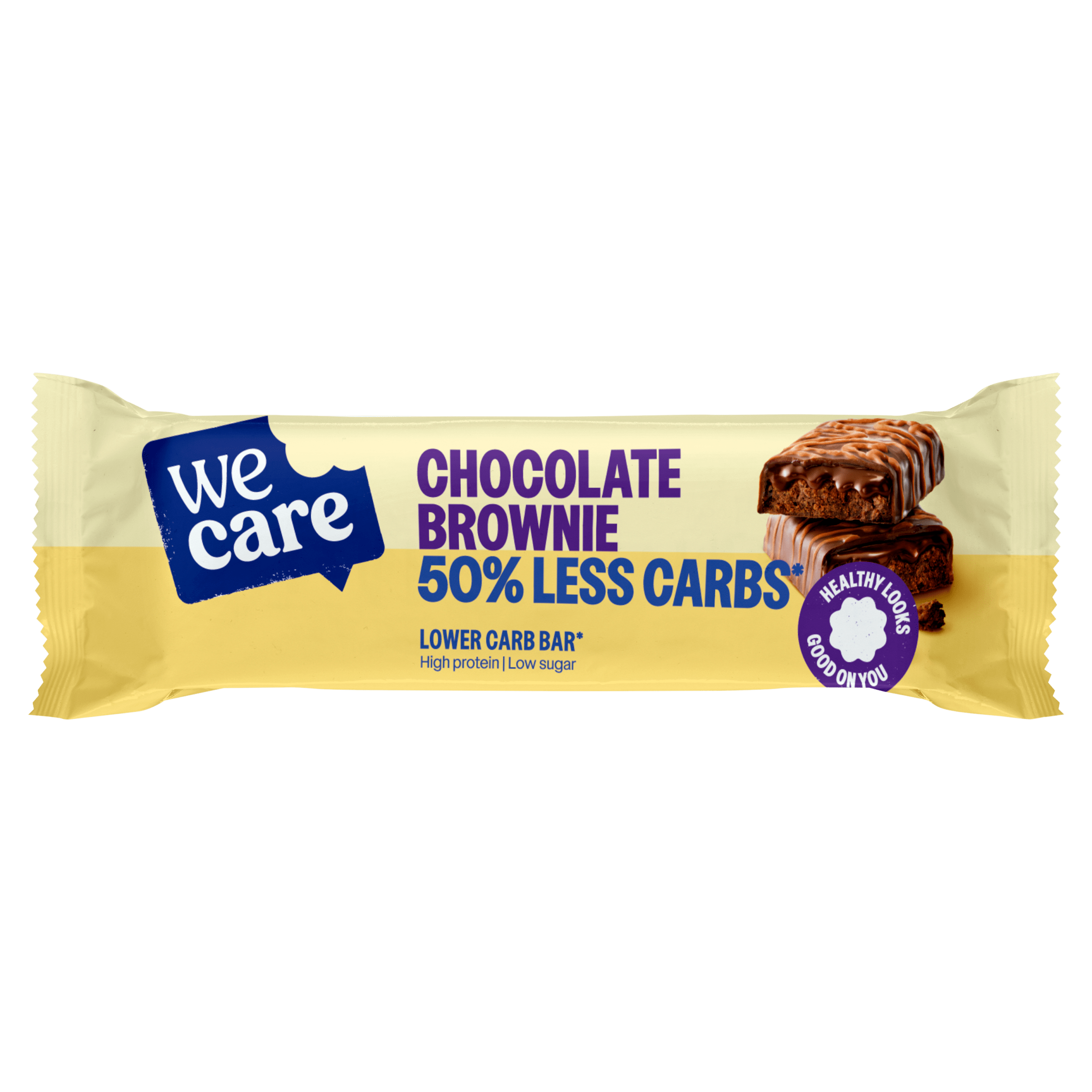 WeCare Chocolate Brownie Wikkel 60 g
