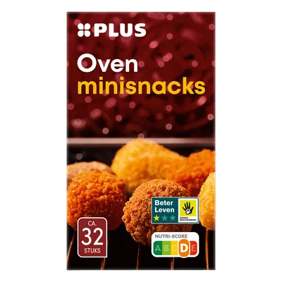 PLUS Oven minisnacks 32ST Doos 640 g