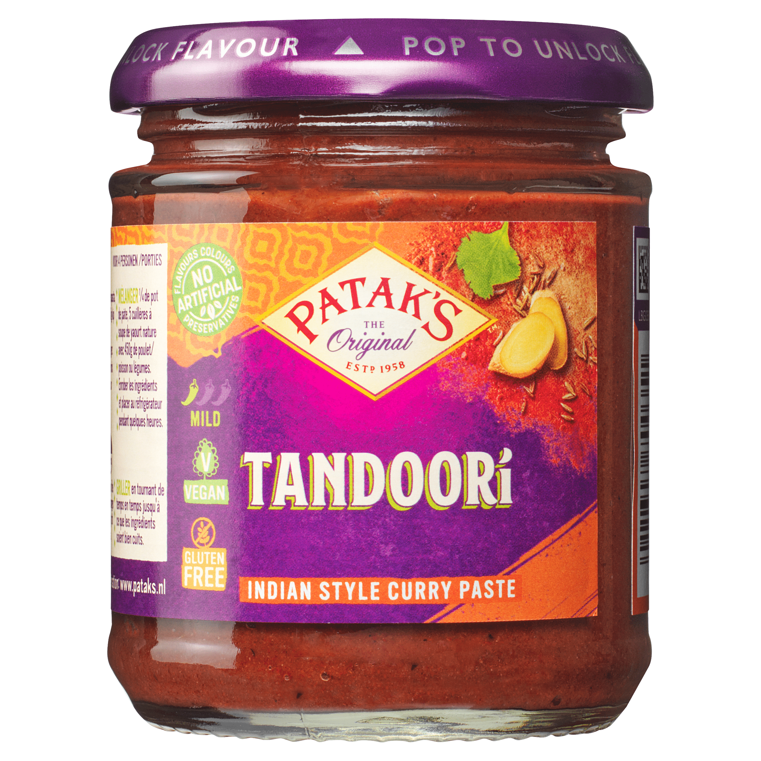 Patak's Tandoori kruidenpasta Pot 170 g