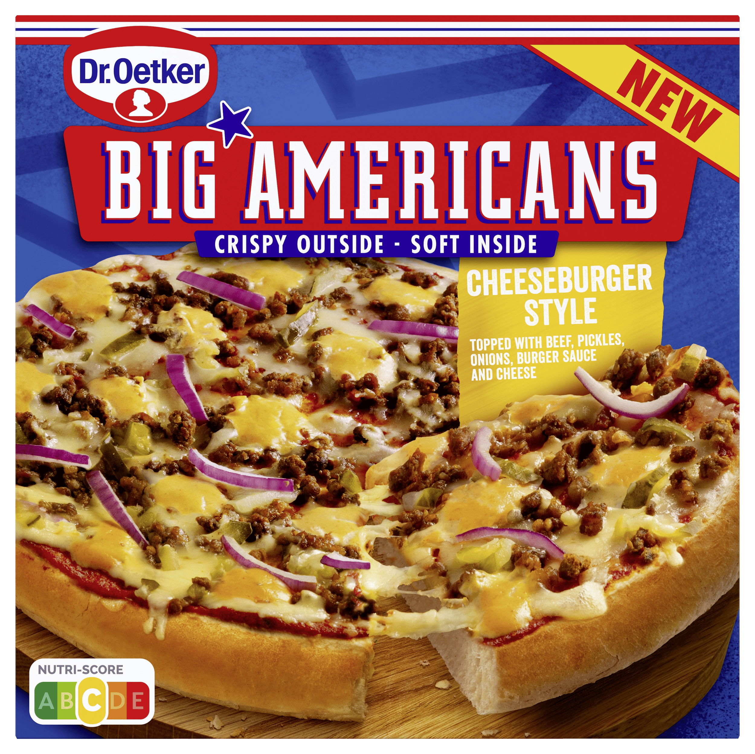 Dr. Oetker Big Americans Cheeseburger Style Doos 433 g