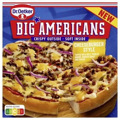 Dr. Oetker Big Americans Cheeseburger Style Doos 433 g