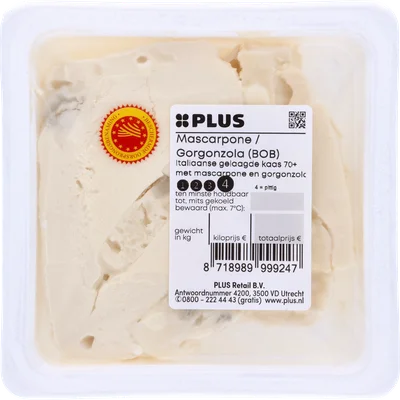 PLUS Gorgonzola Mascarpone 70+ Krimp 190 g