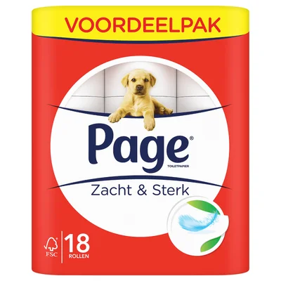 Page Page Zacht &amp; Sterk 18-rol Wikkel 18 st