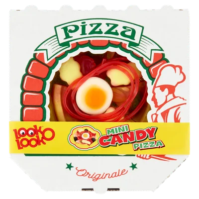 Look o Look Mini snoep pizza Doos 85 g