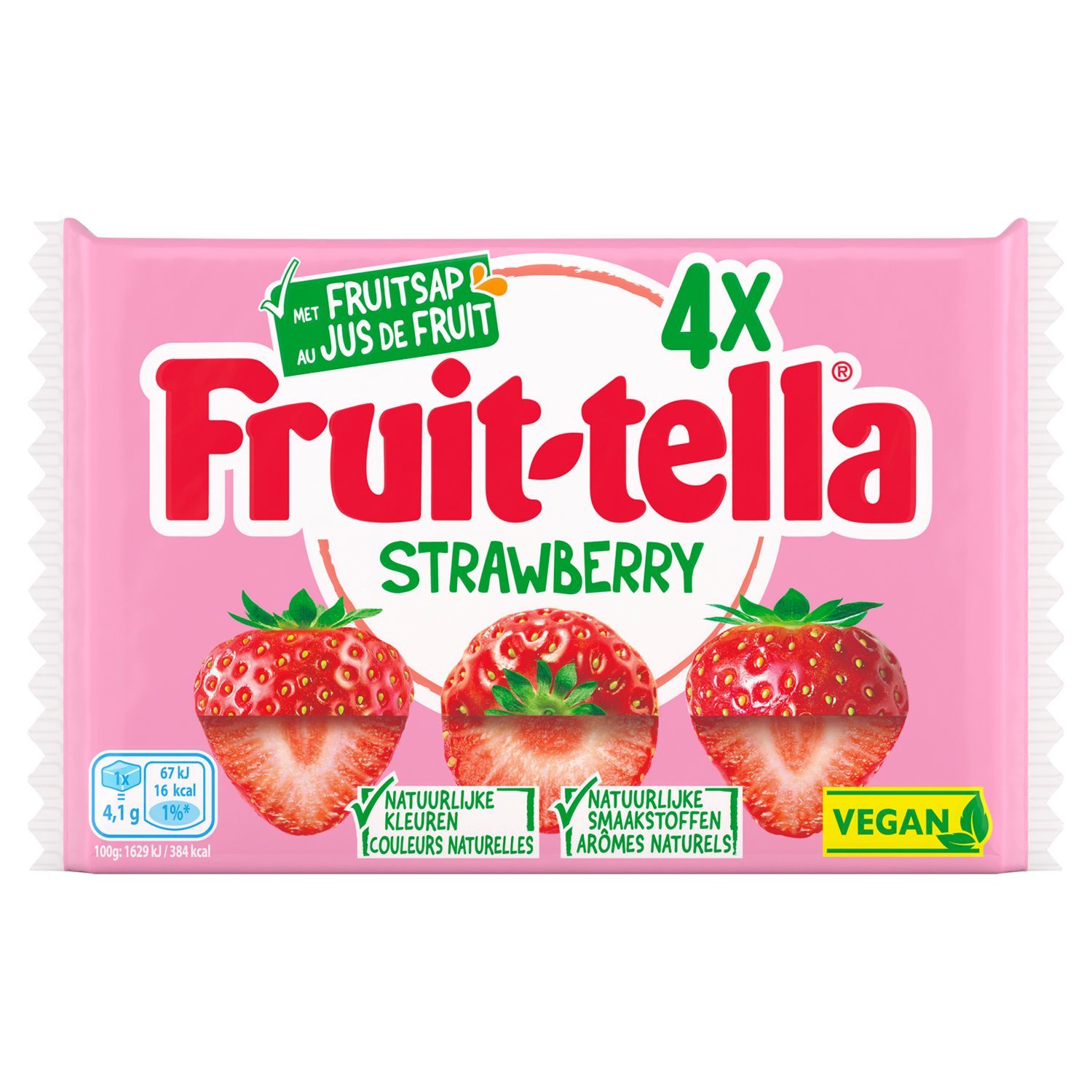 Fruittella Strawberry 3p Set 3 st