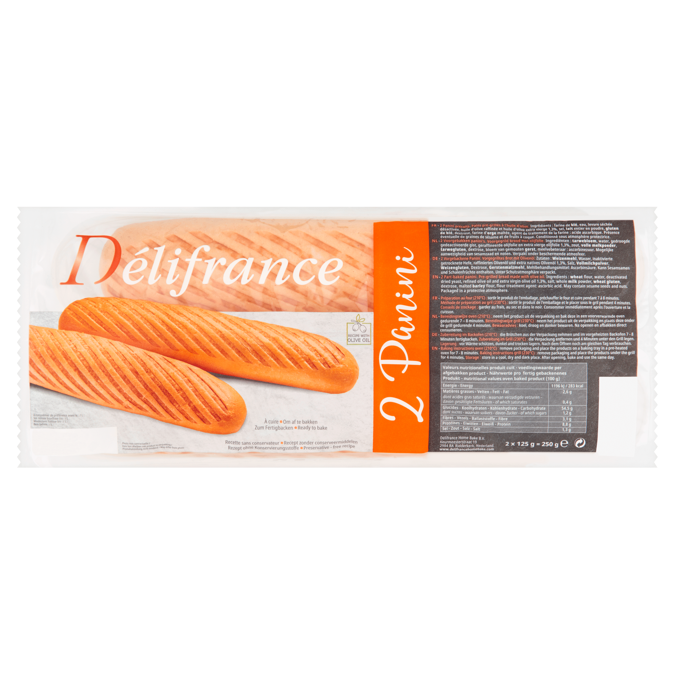 Delifrance Panini Tray 2 st