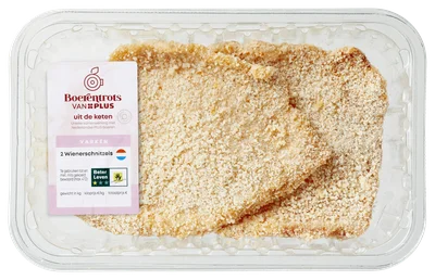 PLUS Boerentrots Wienerschnitzel 2st Tray 235 g