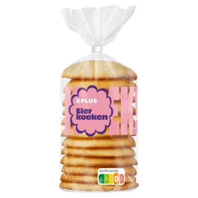 PLUS Schotel eierkoeken Zak 280 g