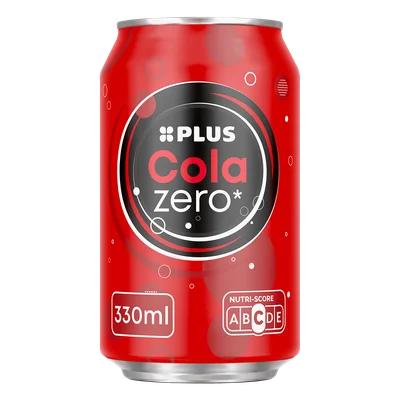 PLUS Cola zero Blik 330 ml
